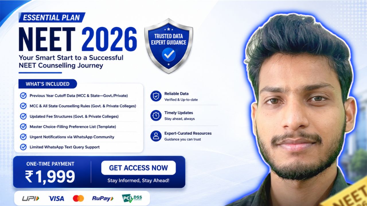 essential plan neet 2026